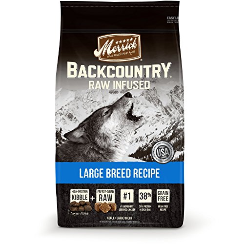 Merrick Backcountry Raw Infused Grain Free Dry Dog Food Large Breed Recipe - 22.0 lb Bag